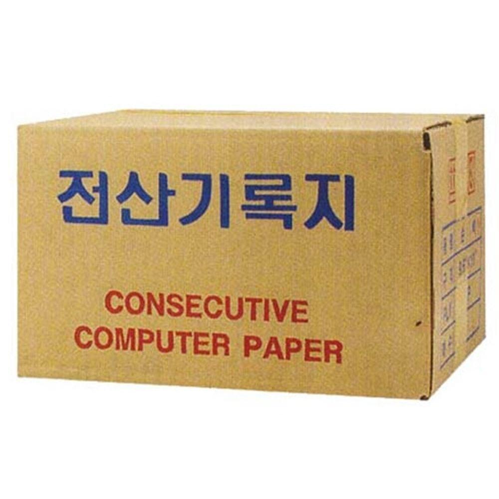 전산용지 80C칼럼 단면 9.5인치x11인치 1개