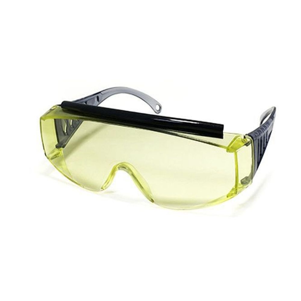 오토스 보안경 안전 고글 산업 투명 보호 안경 옐로우