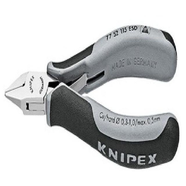KNIPEX 독일 정밀 전자니퍼 77-52-115-ESD 크니픽스