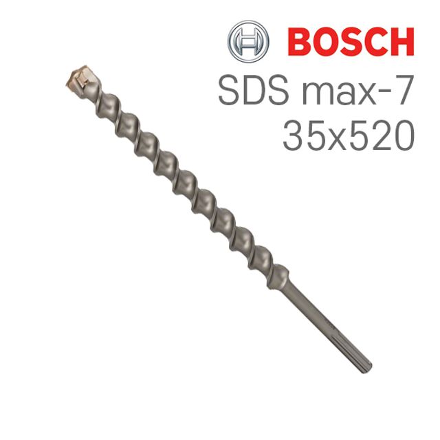 보쉬 SDS max-7 35x400x520 4날 해머 드릴비트