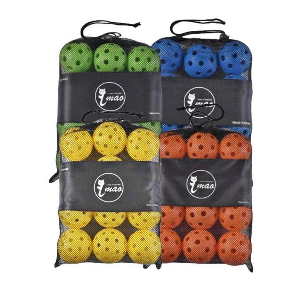 실내 실외 그물망 피클볼 공 볼 12개입