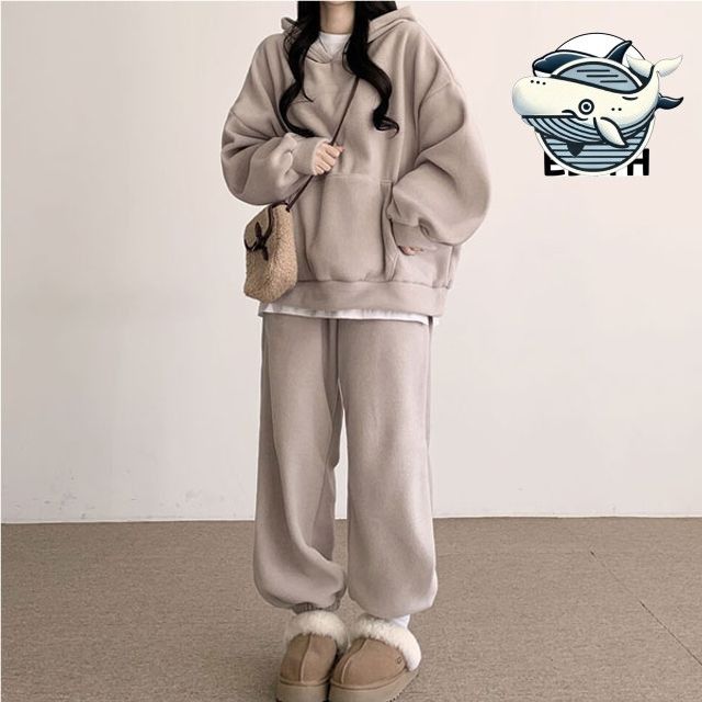 여성 트렌디 후드티 조거팬츠 루즈핏 가을