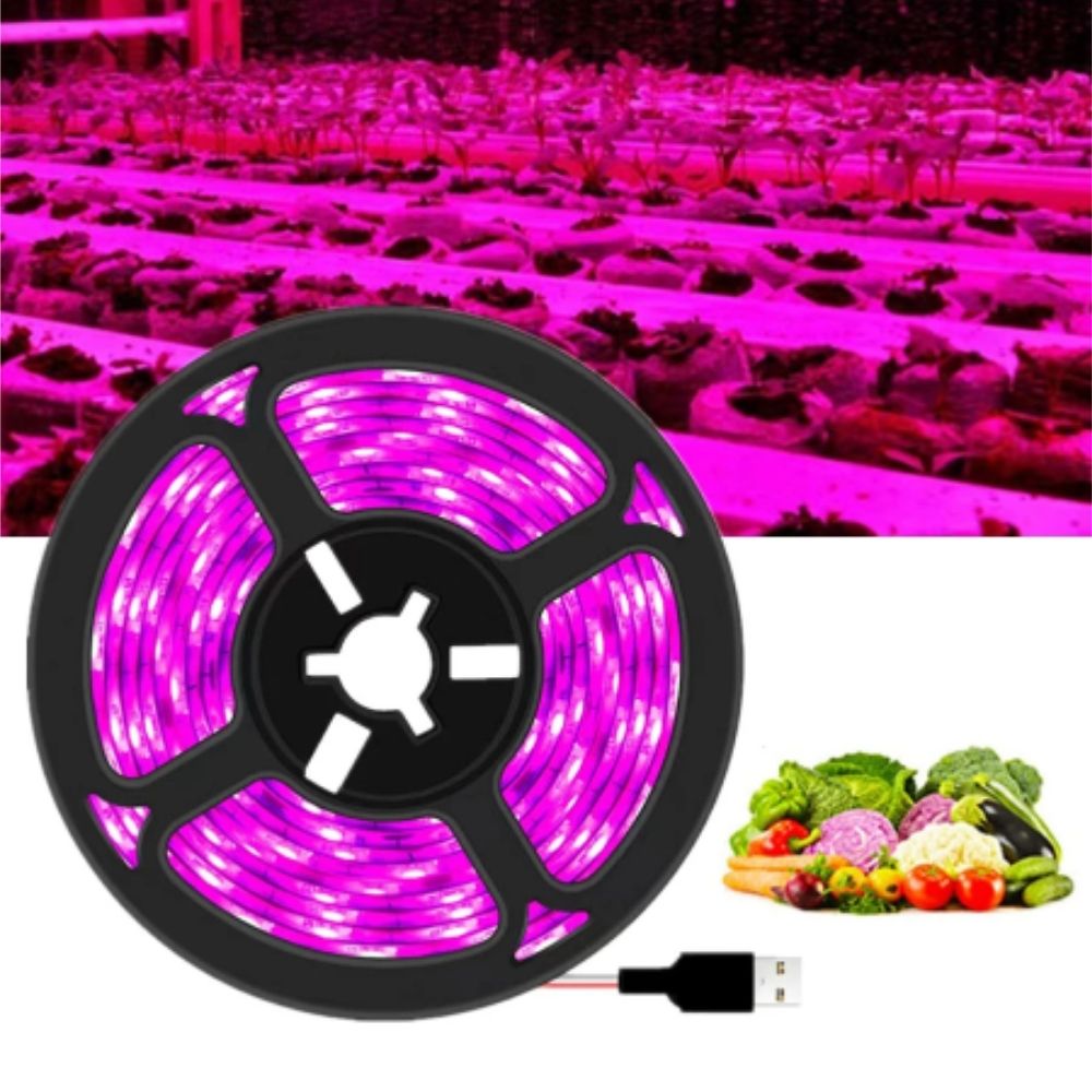 2835SMD 풀 LED스펙트럼 식물성장 5M LED램프