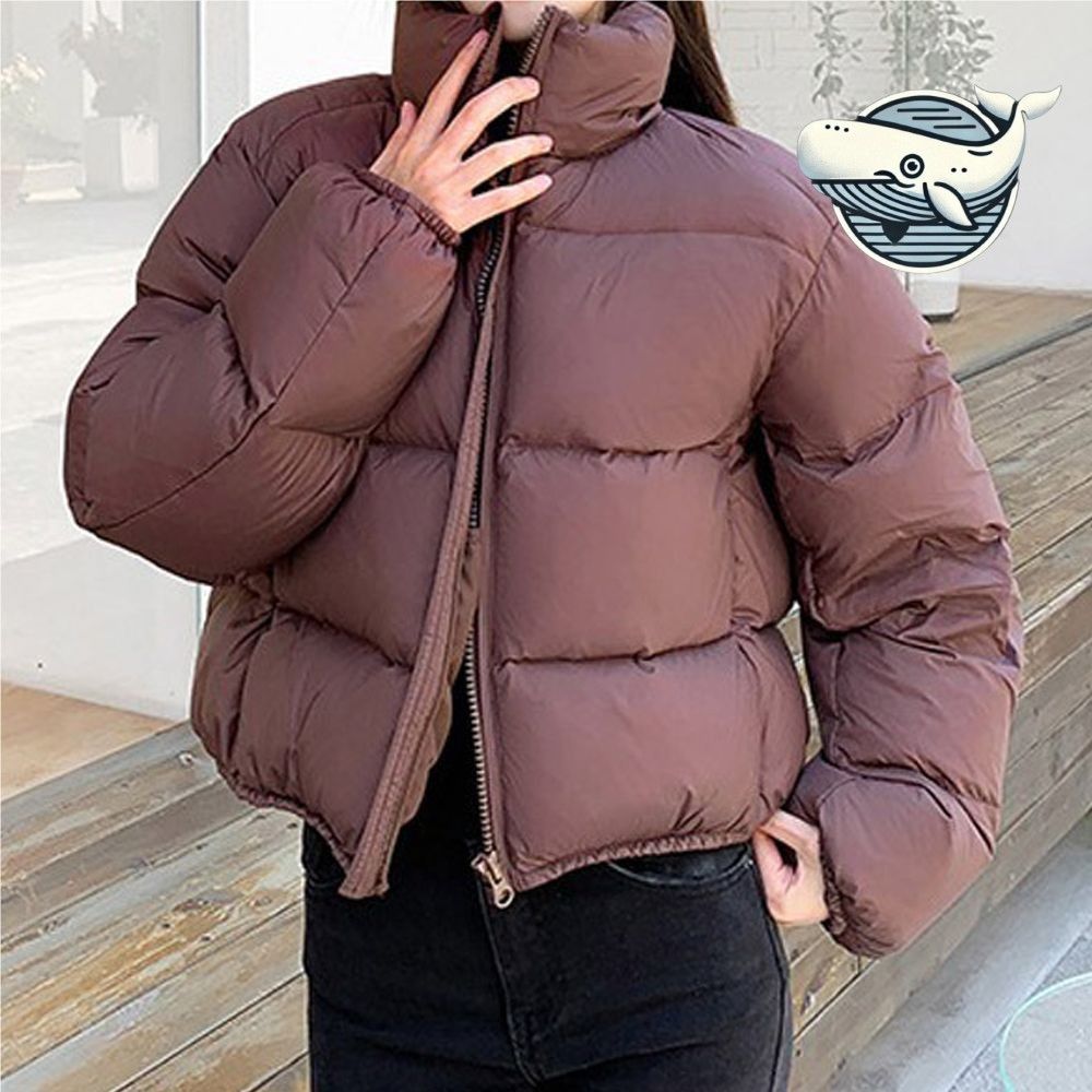 캐주얼 데일리 숏패딩 여성용 크롭점퍼 따뜻한