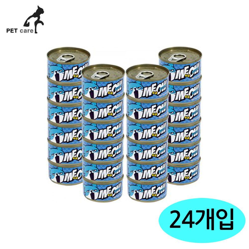 미아오캔그레이비타입 고기육수캔 치어 참치 24개세트
