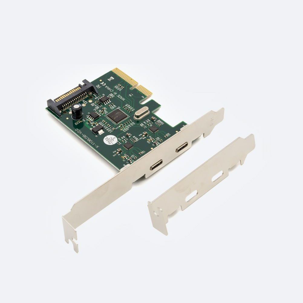 PCI EXPRESS C타입 변환 확장 카드 2포트