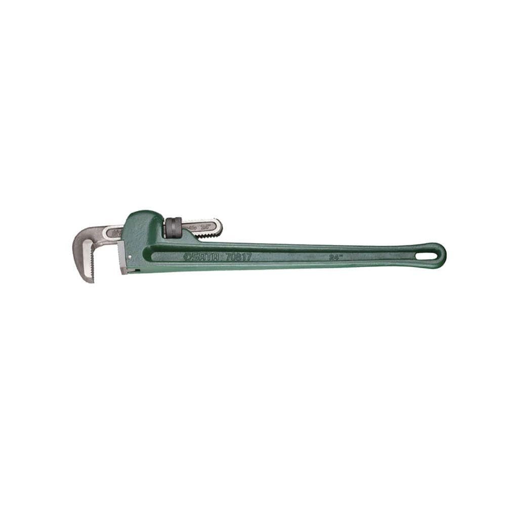사타 파이프 렌치 250mm 수공구 배관 수도 공사 작업