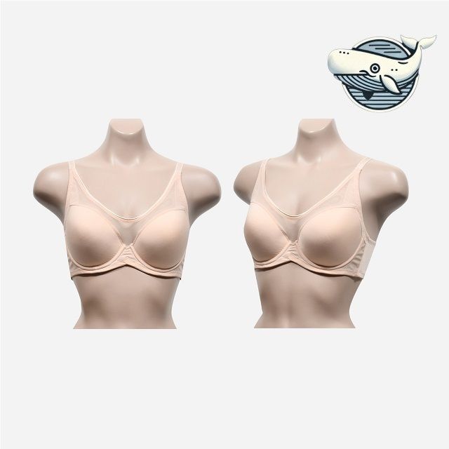 부드러운 착용감 풀컵 브라 파스텔 베이지 속옷