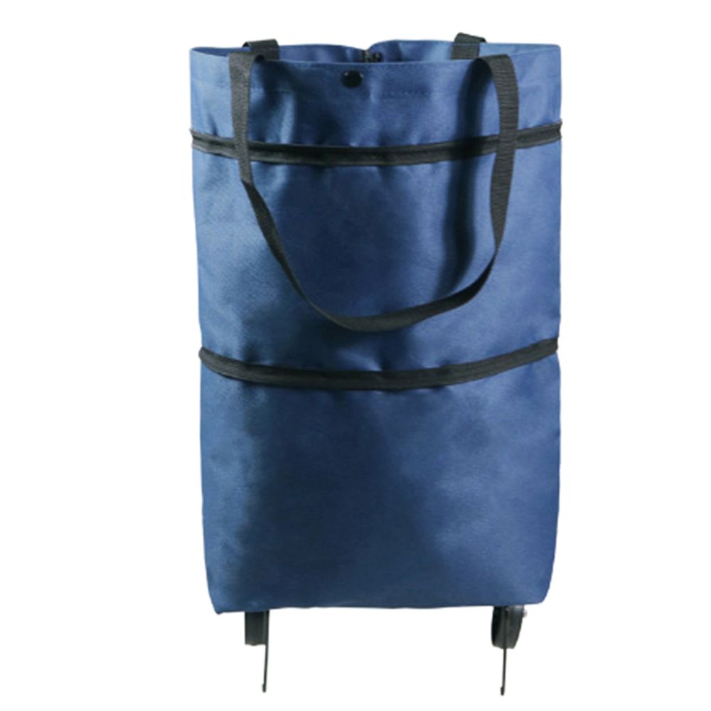 바퀴달린 시장바구니 접이식 장바구니 네이비