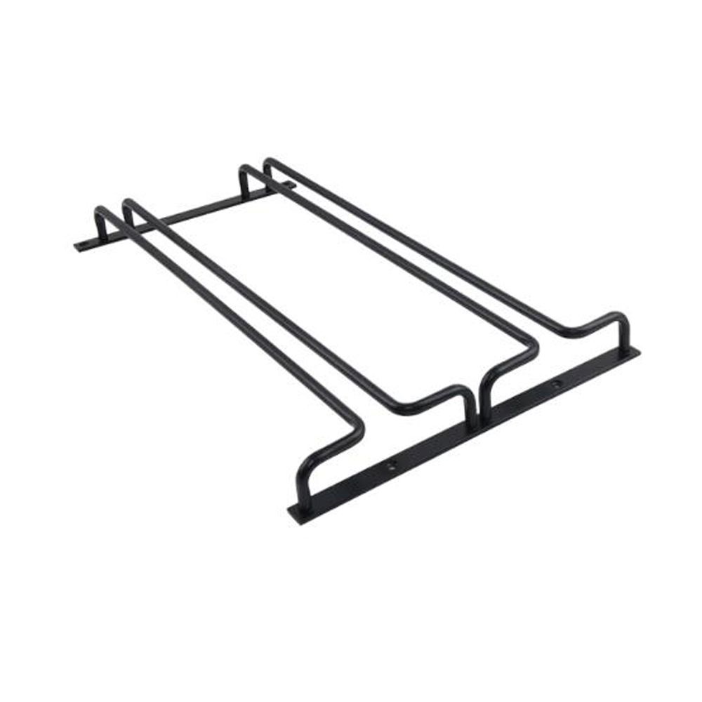 와인잔걸이 450mm 블랙 알루미늄 2단