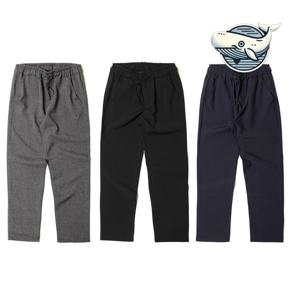 여름 활용 남성 밴딩 슬랙스 데일리 긴바지