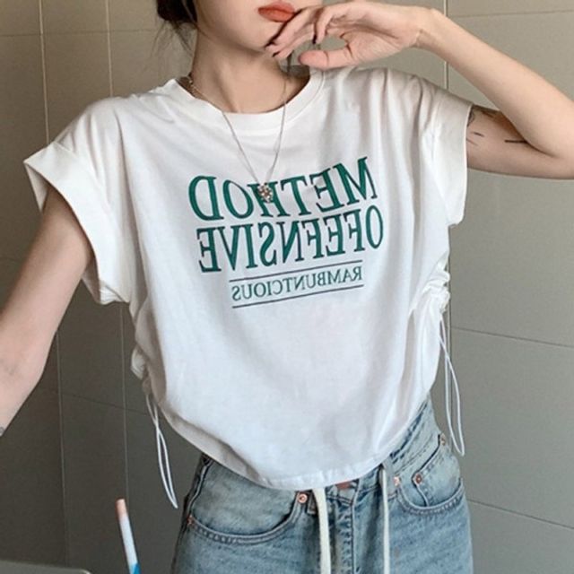 루즈핏 스트링 나시 기본 민소매 데이 티셔츠 끈 민소