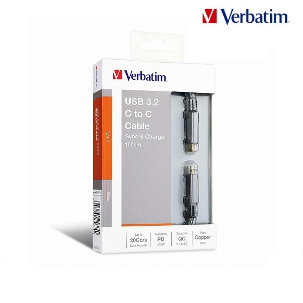 100W 메탈릭 USB 3.2 C타입 to C타입 케이블 1M