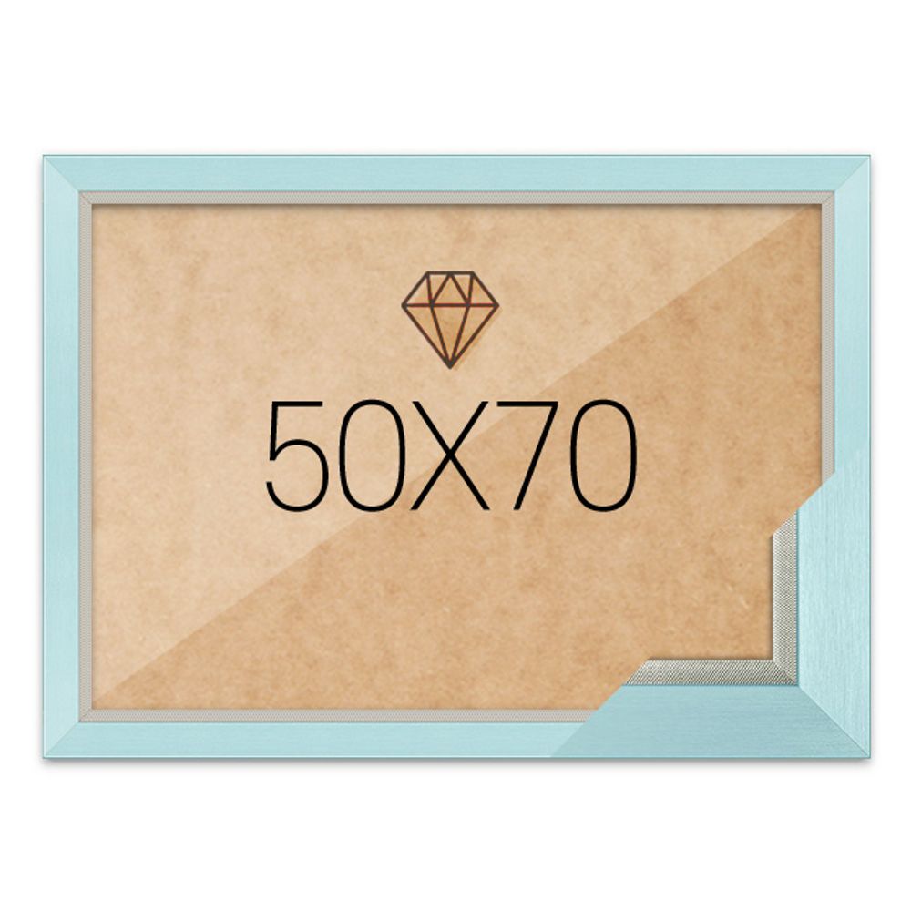 보석십자수액자 50x70 고급형 모던블루