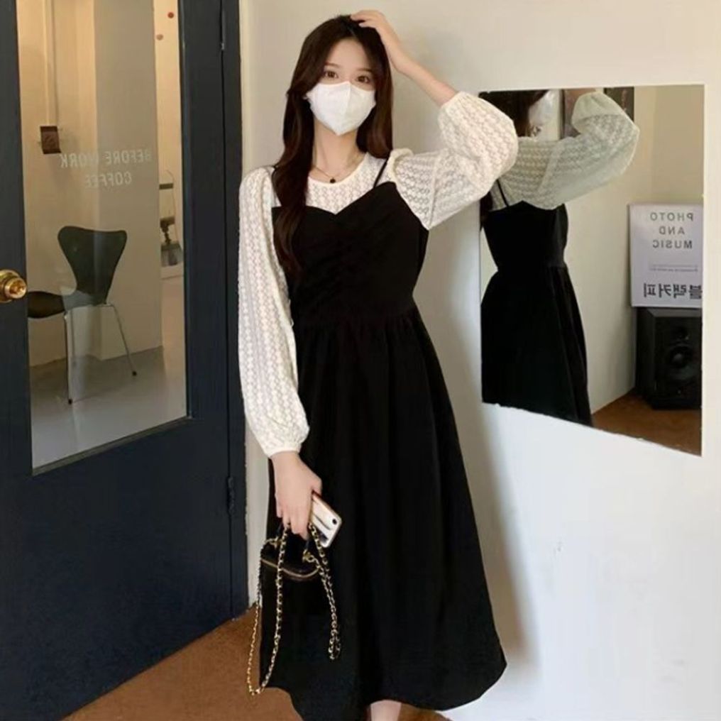 어드 레이 하객룩 데일리룩 롱원피스 블라우스