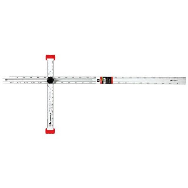 317. Adjustable Drywall T-Square 카프로직각자(슬