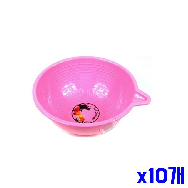 욕실 x10개 컬러 플라스틱 27x30.5x10.8cm 바가지