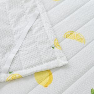 아이티알,MU 레몬 여름 침대 밴딩 패드 Q 시어서커 시원한 침구