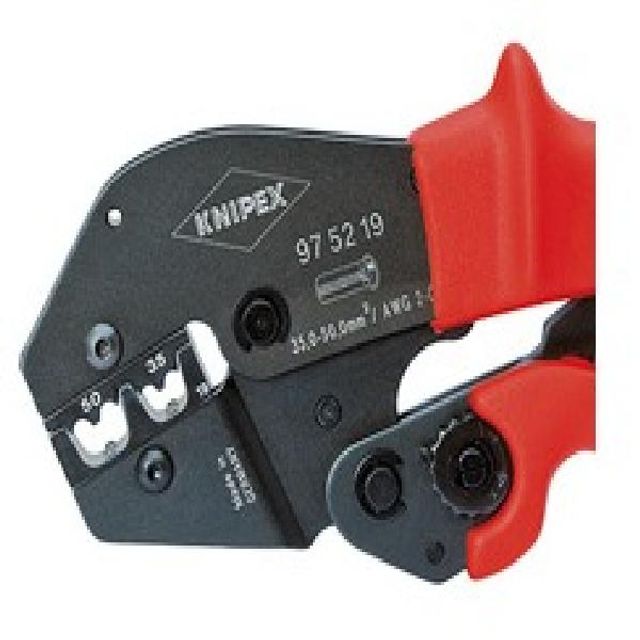 KNIPEX 터미널 케이블 단자 압착기 레버식 97-52-19
