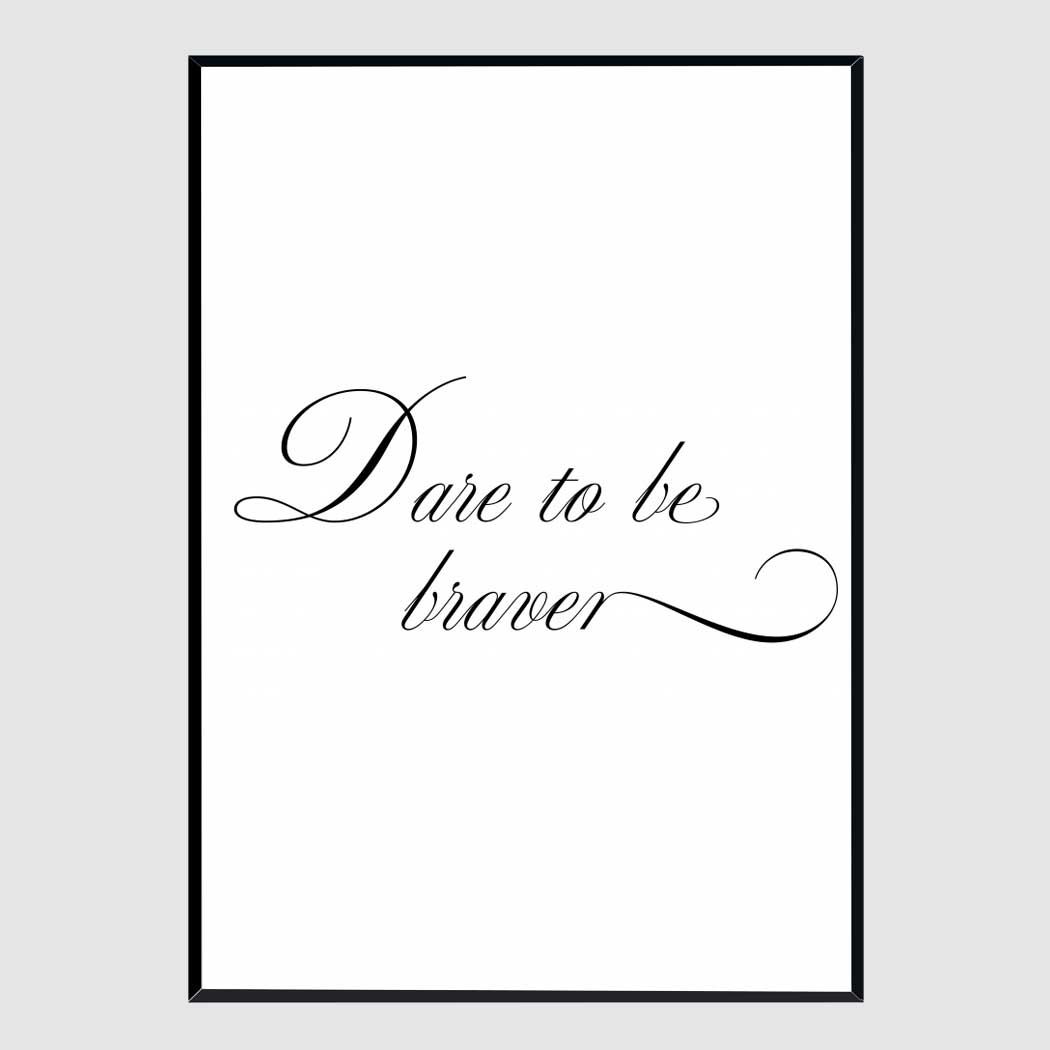 소품액자 Dare to be braver A3사이즈