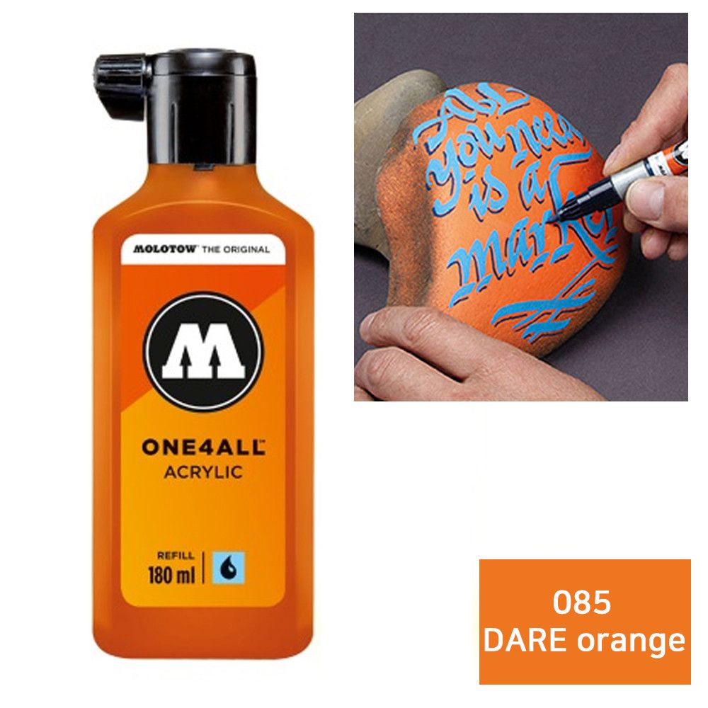 모로토우 원포올 마카 리필 180ml 085 DARE orange