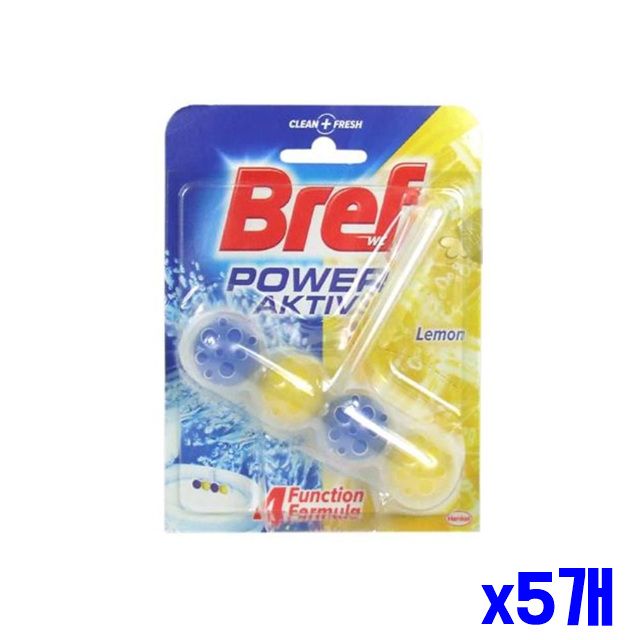 레몬향 청소세제 x5개 변기청소 변기세정제 위생적인