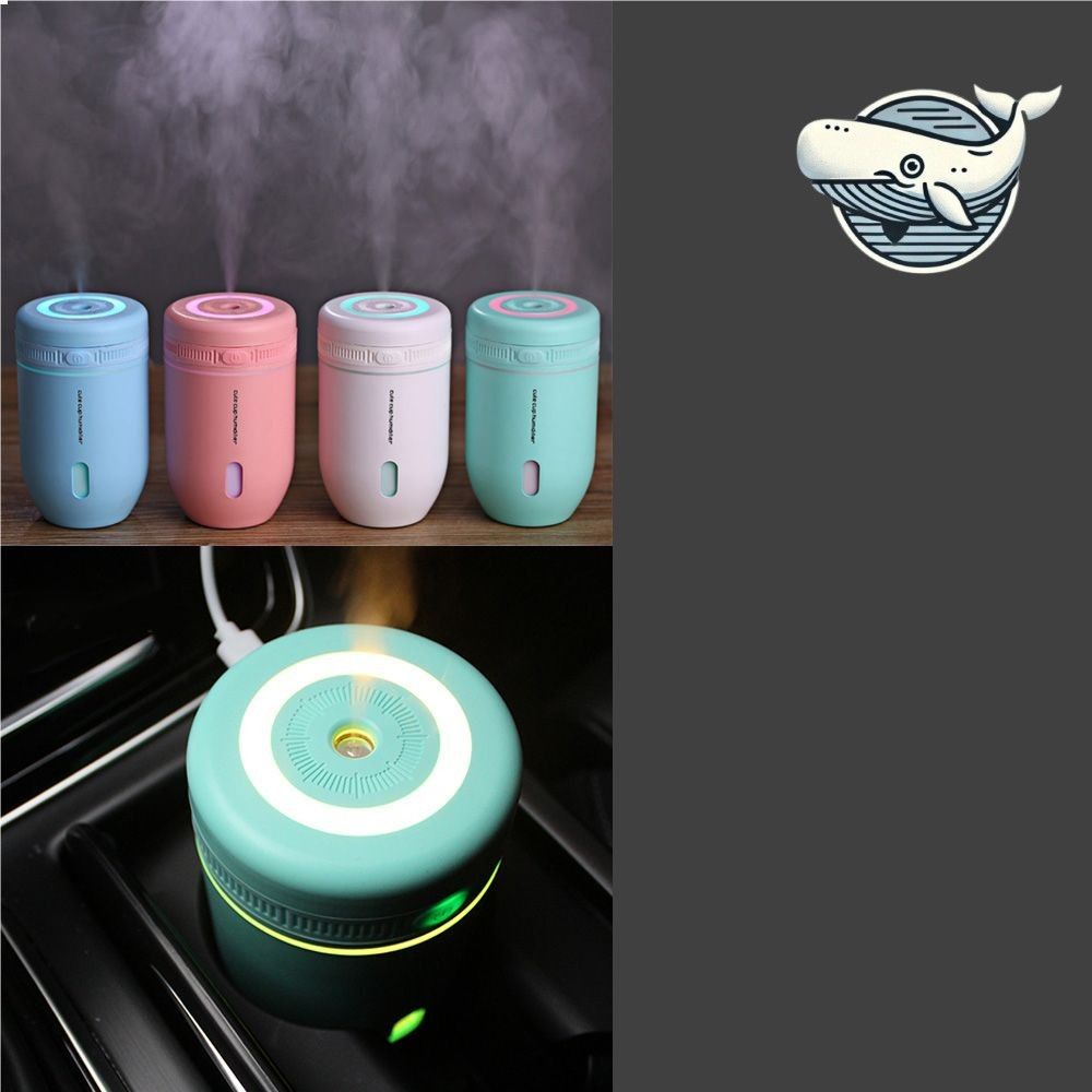 자동차 컵홀더 USB 미니가습기 차량용