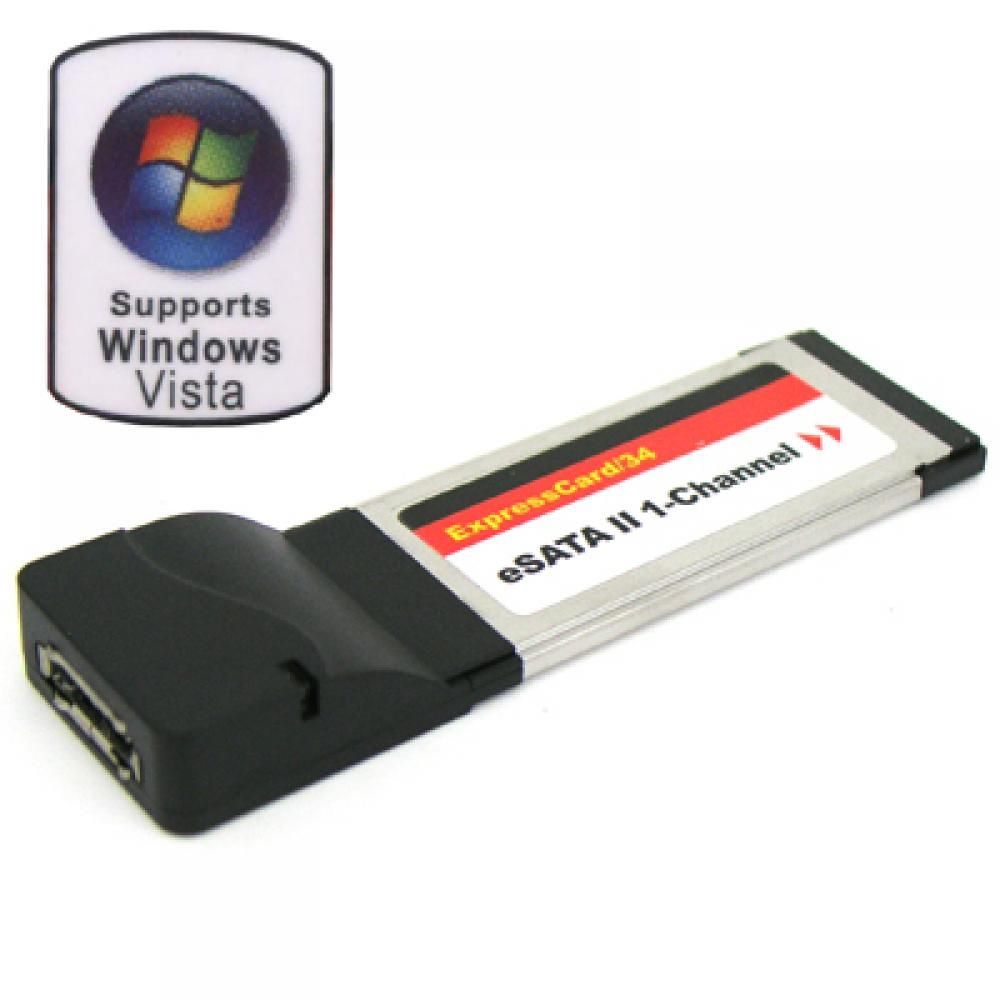 Coms 노트북 ExpressCard eSATA 카드 1Port XWT-EXP03