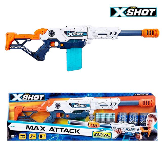 X-SHOT 엑셀 클립 맥스어택 10연발