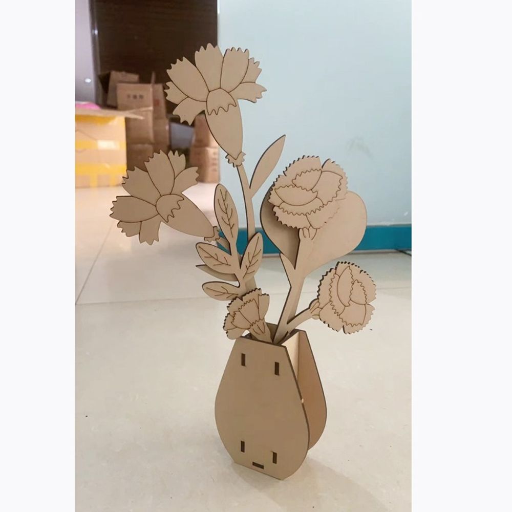 우드공예 MDF DIY 카네이션 화병 10개