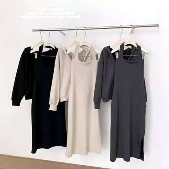 모던 세트 URS2236716 플리츠원피스 롱원피스 빅사이