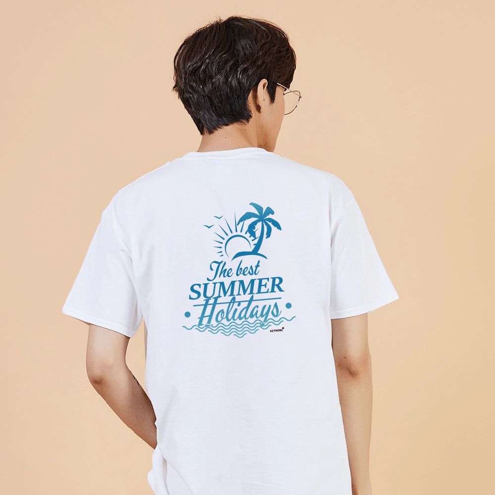 키밍 맨투맨 후드티 해변 야자수 휴양지룩 여행코디