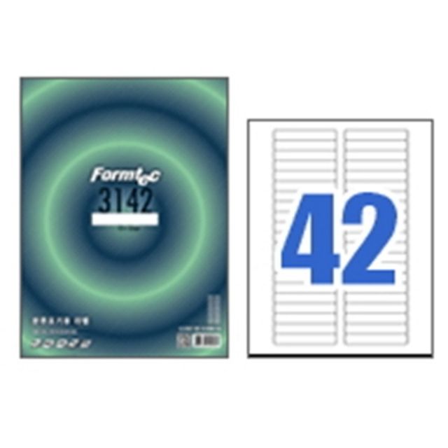 한국폼텍 폼텍라벨지 3142 (42칸 100매)