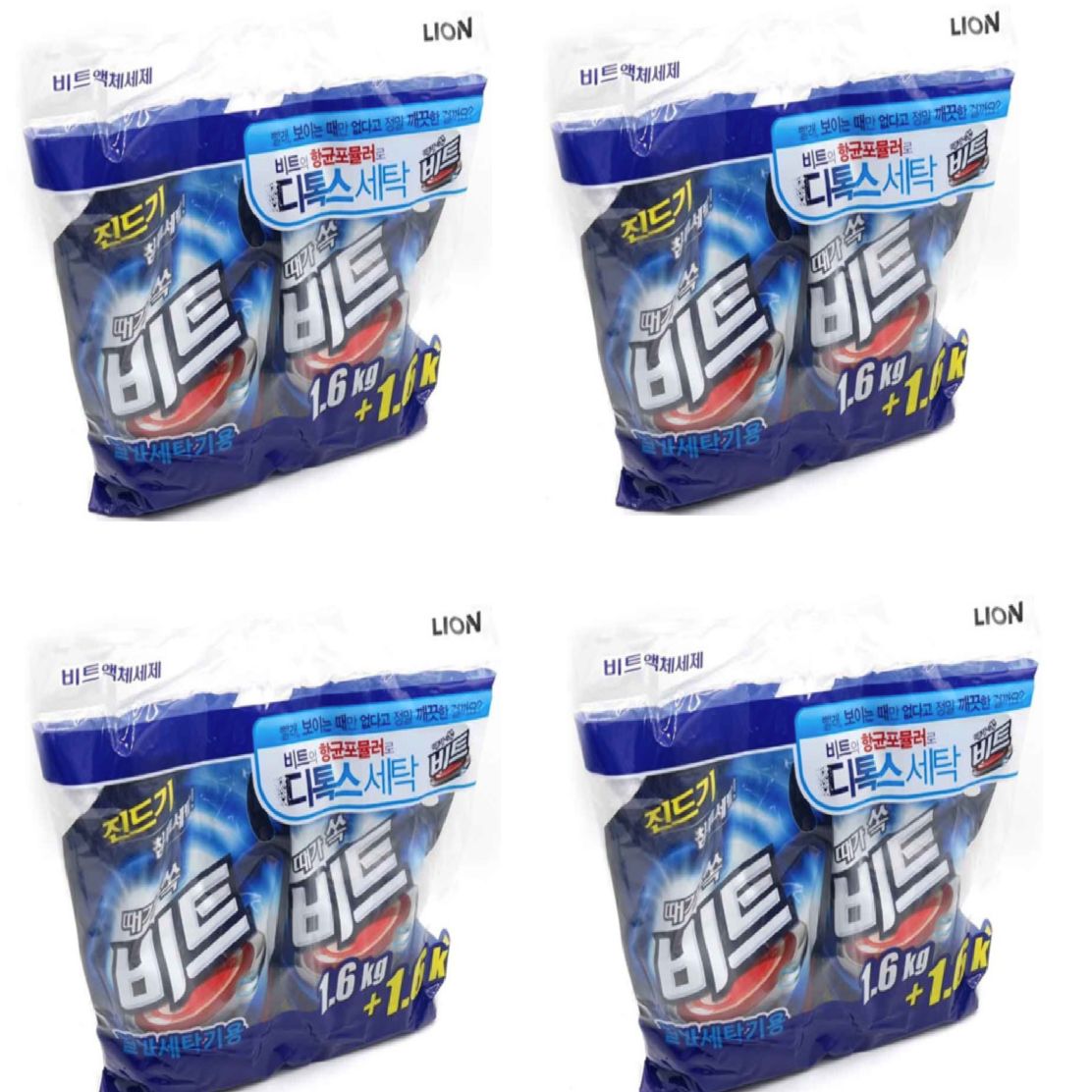 액체비트 1.6kg+1.6kg 띠지 4묶음