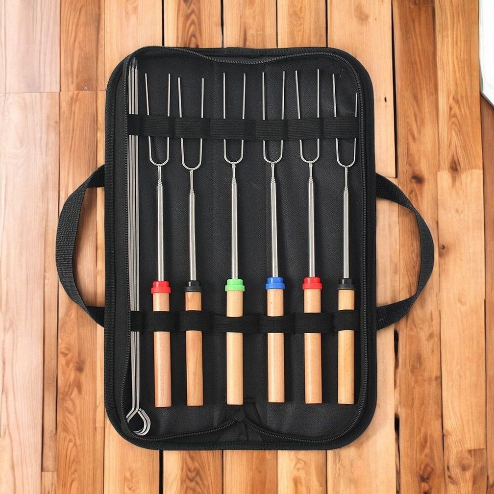 게더릭 캠핑 바비큐 마시멜로 꼬치 10p세트