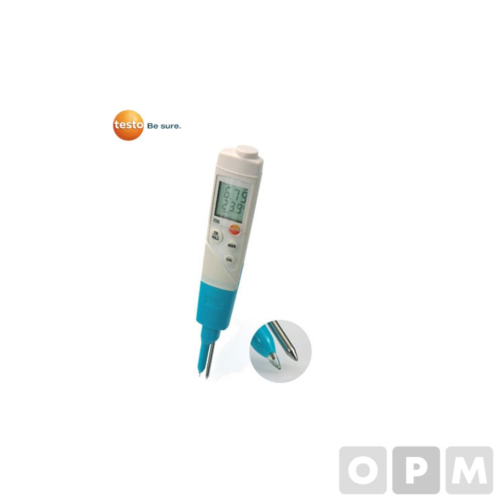 TESTO 206 pH2 반고체용 pH 측정기 pH측정기 테스토
