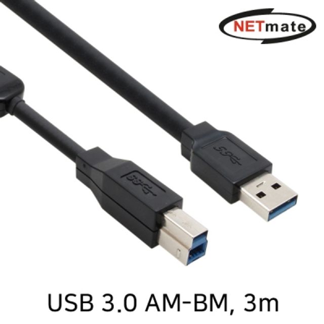 강원전자 넷메이트 CBL-D302-3M USB3.0 AM-BM 리피