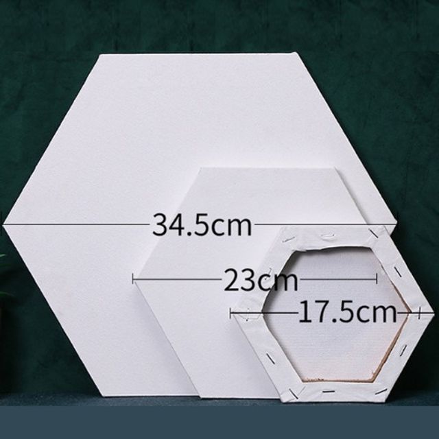 캔버스천액자 육각34.5cm 40개