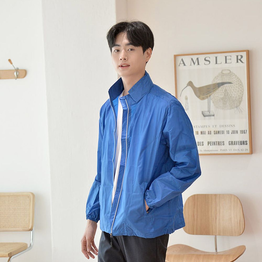 교복몰 실버 지퍼 포인트 바람막이 (3colors) 점퍼