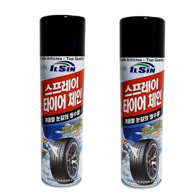 타이어 500ml 1+1 일신 스프레이 체인