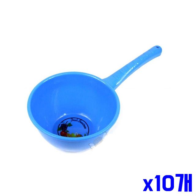 자루바가지 욕실 플라스틱 손잡이 색상랜덤 x10개 대