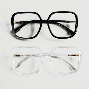 아이티알,NE 블랙 화이트 자외선차단 패션 뿔테 안경 사각 심플