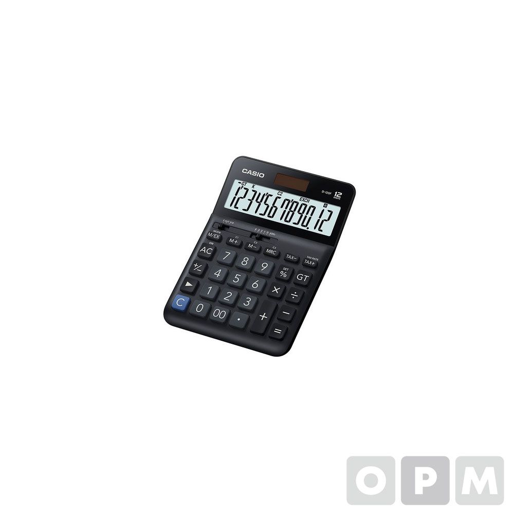 카시오 계산기 D-120F (12자리179x126x30.9mm)