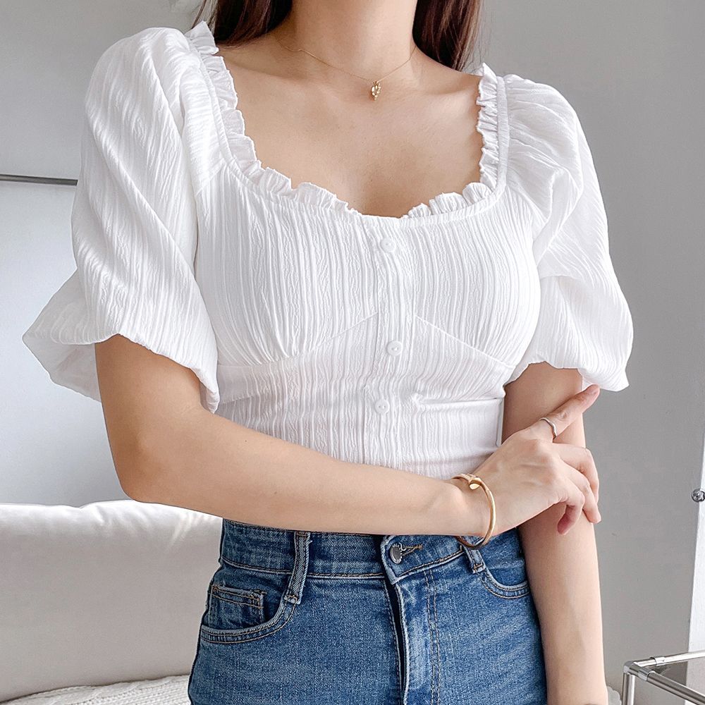 반팔티셔츠 론도레이스 여자 리본 큐트 릴리 스