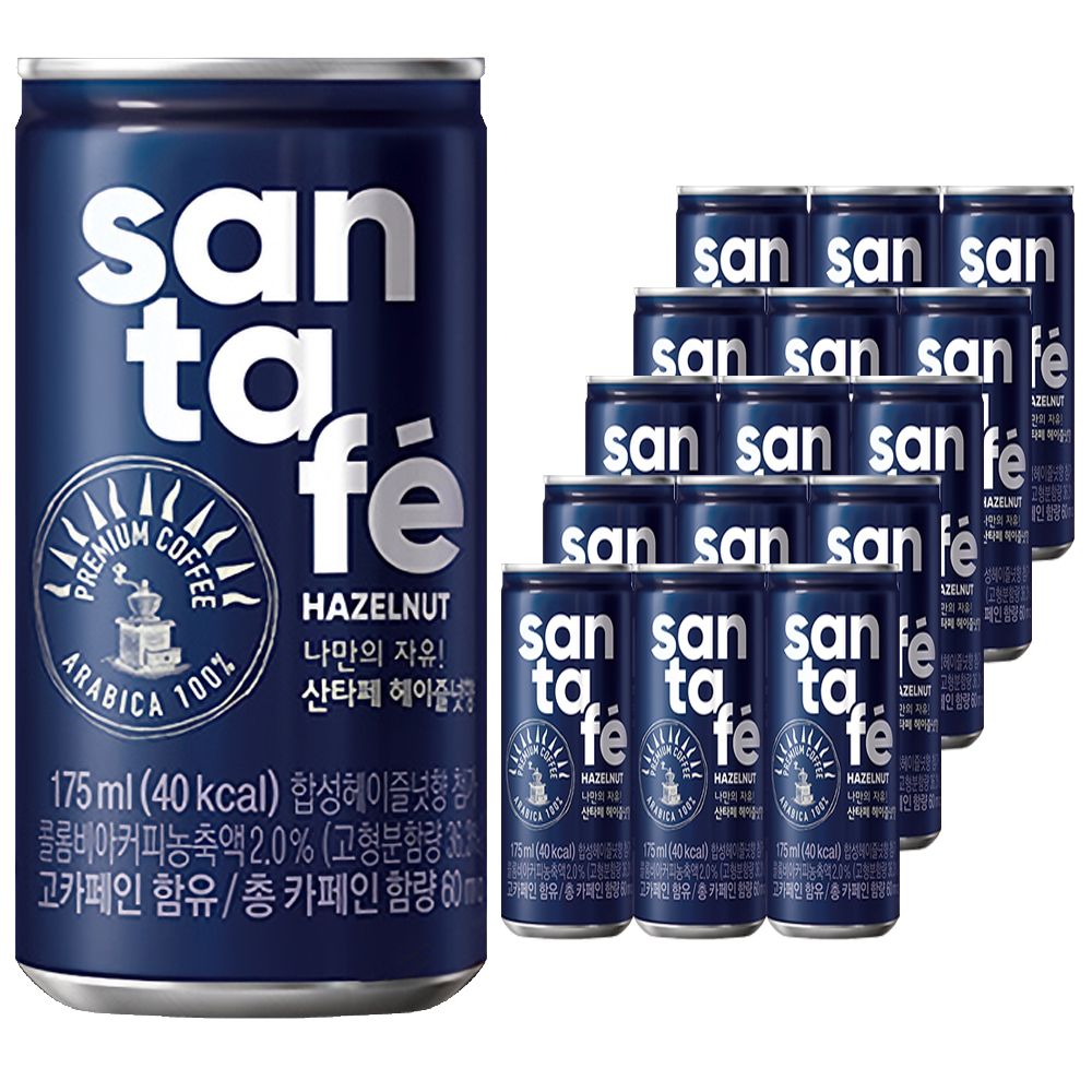 산타페 헤이즐넛 캔커피 175ml x 60캔 (30캔입 x 2박