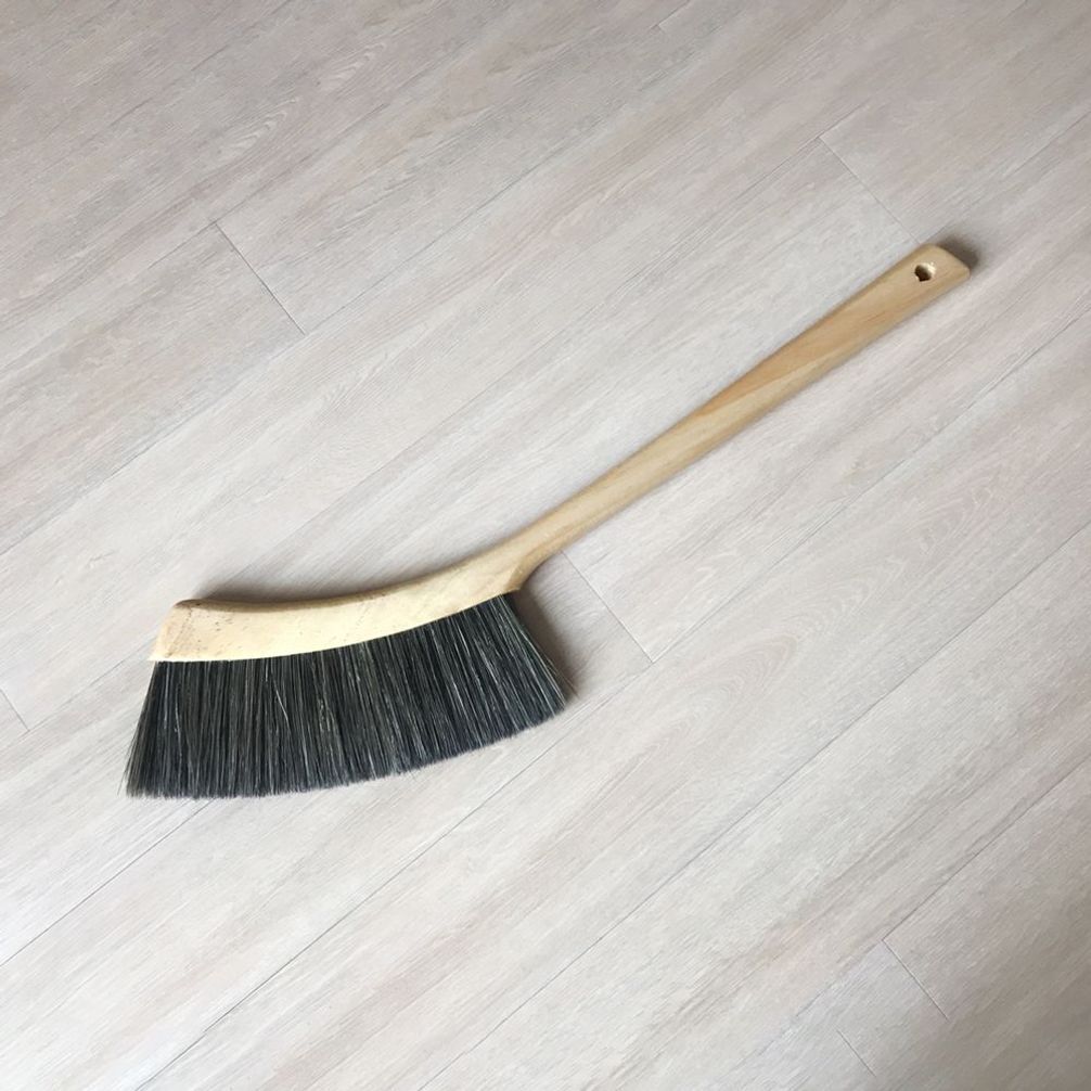 원목 기러기 방비 빗자루