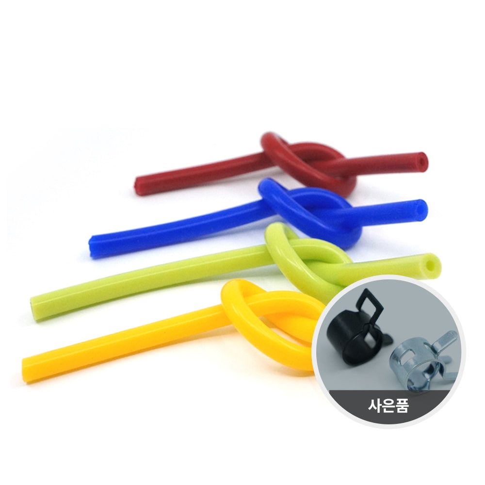 실리콘 진공 호스 10mmx18mm/50M (빨강색)