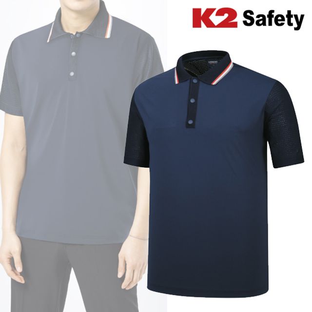 K2 TS-223R 흡습속건 반팔 카라 티셔츠