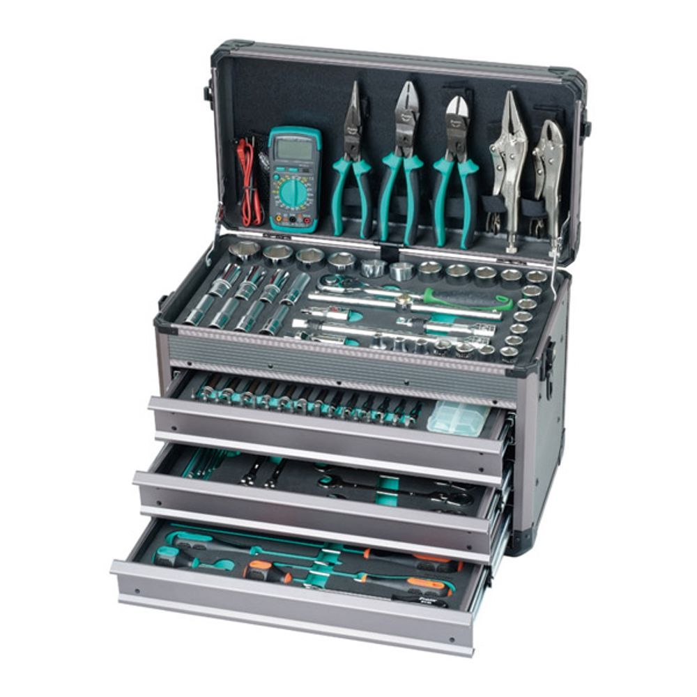 PROKIT 소켓 세트(124pcs) 선반 서랍(3 Set)