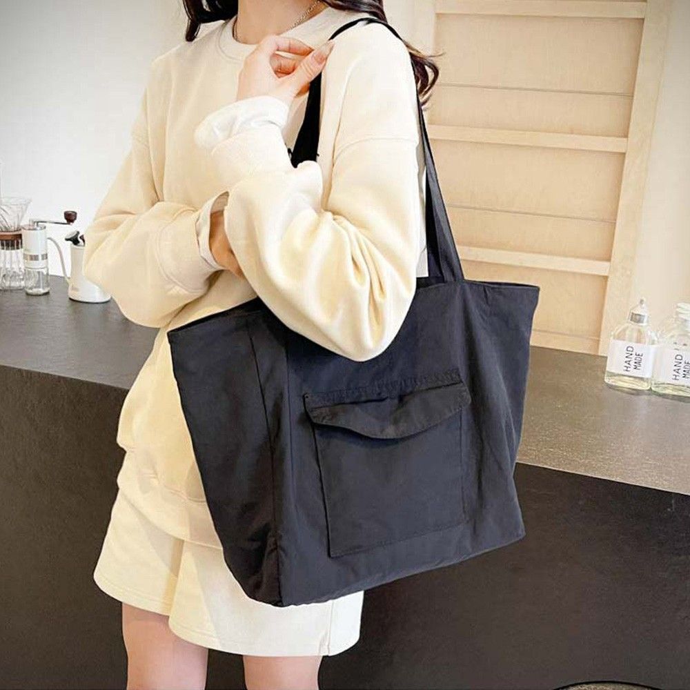 에코 앞포켓 숄더백 여성 대형가방